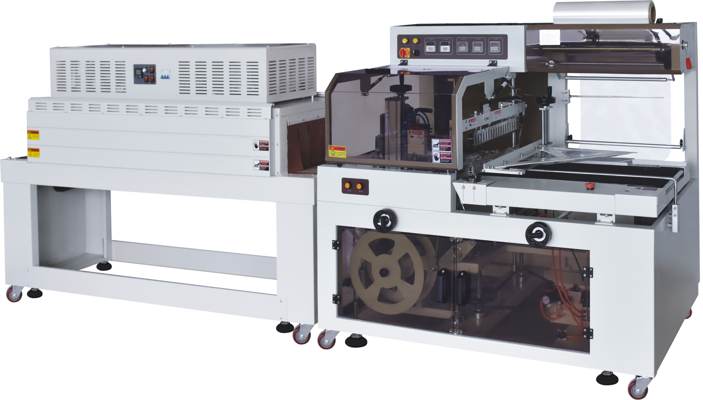 熱收縮膜包裝機，封口機  ,封箱機, 打包機 ,熱收縮膜定制, 全自動包裝機